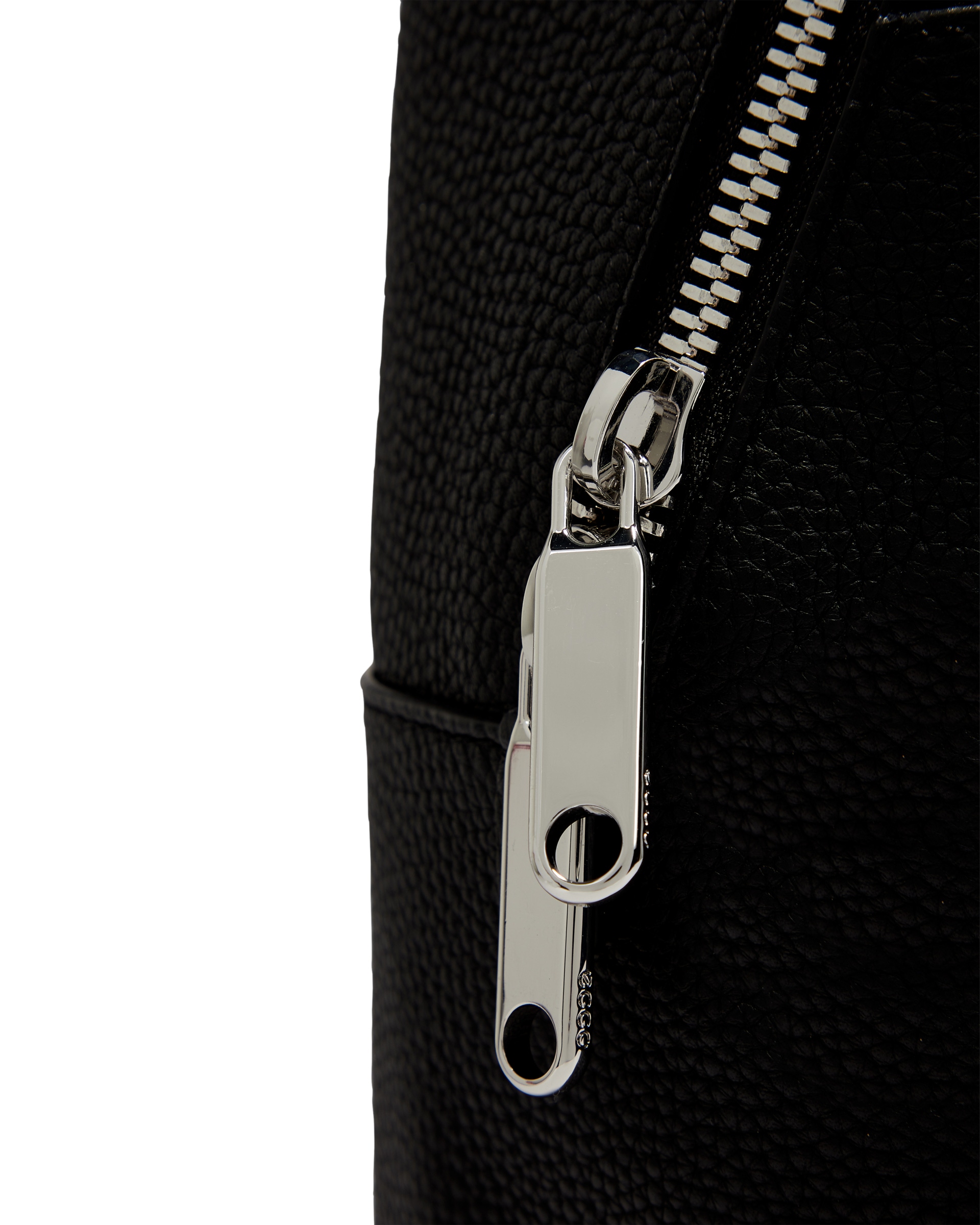 ECCOยฎ Textureblock Leather Backpack - Black - Detail-1