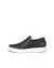 Women's ECCO® Soft 60 Leather Slip-On Sneaker - Black - Outside