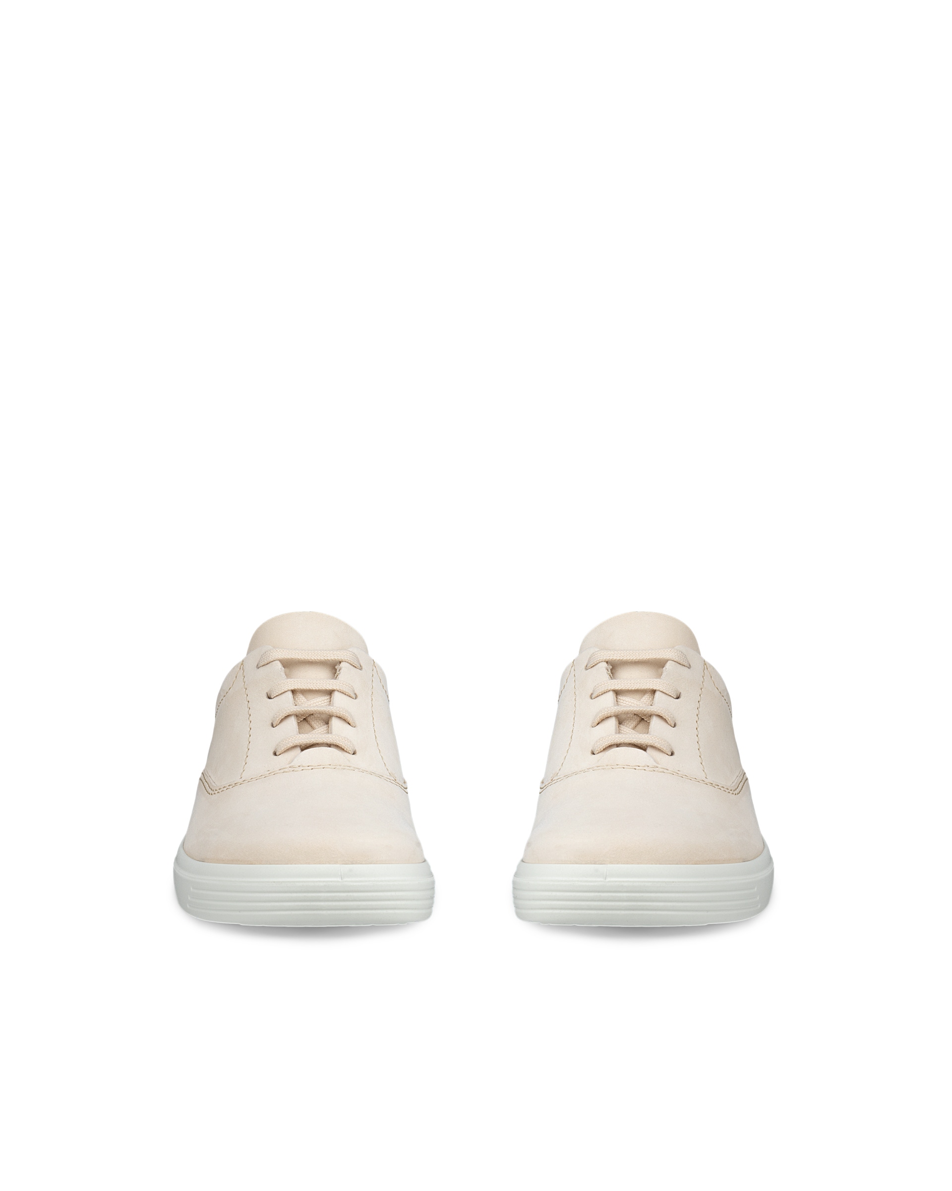 Women's ECCO® Classic Nubuck Sneaker - Beige - Front pair