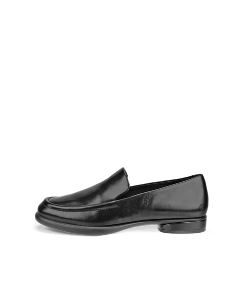 Women s ECCO Dress Classic 15 Leather Loafer Black