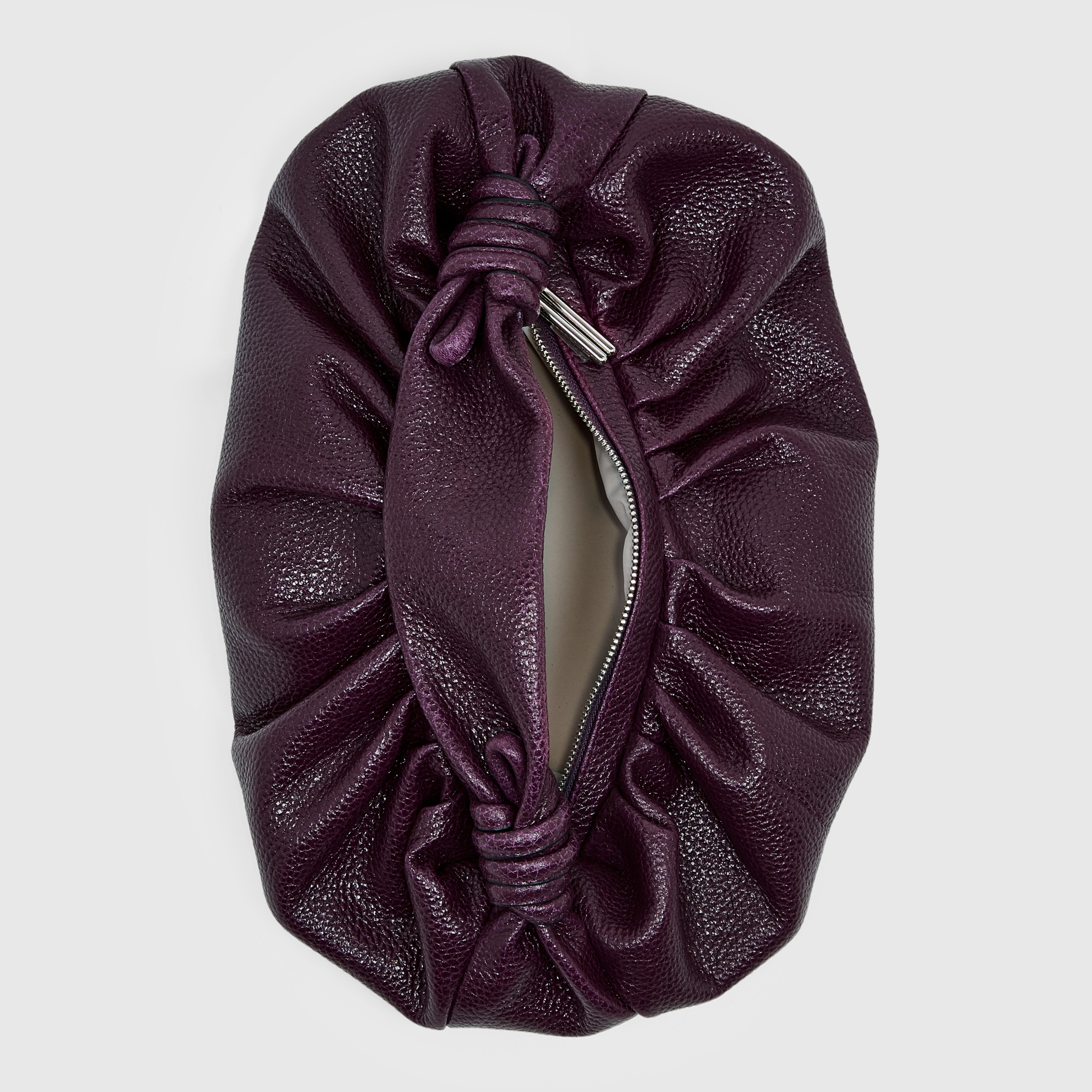 ECCO Scrunch Compact レザーホーボーバッグ - パープル - Birdeye