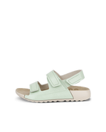 Sandalias con dos tiras de piel ECCO® Cozmo para niño/a - Verde - Outside