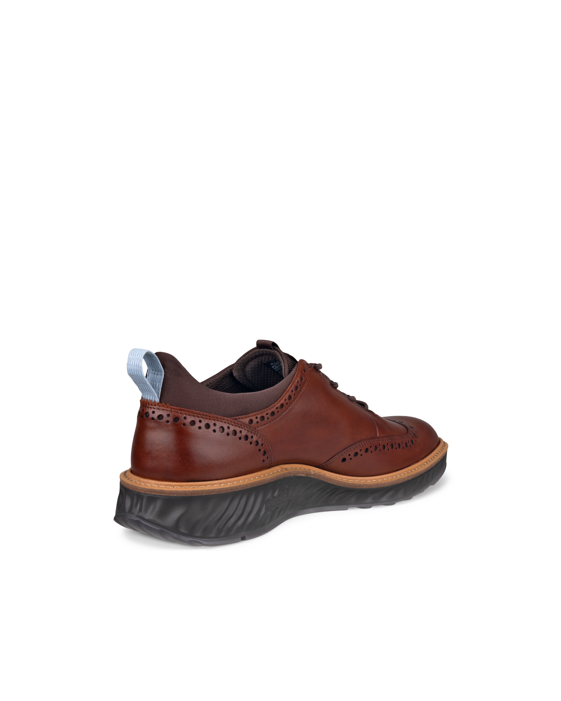 ECCO Men's ST.1 Hybrid Wingtip Shoes - Brown - Back