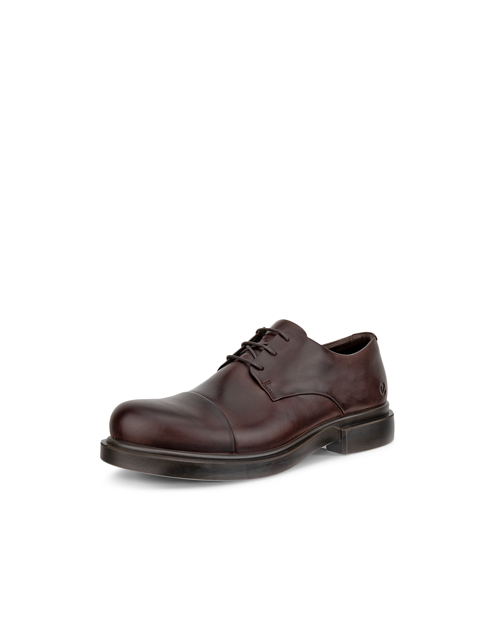 Men's ECCO® Metropole Seoul Leather Derby Shoe - Brown - Main