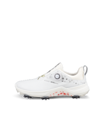 여성용 ECCO Golf Biom G5 가죽 고어텍스 골프 스파이크 - White - Outside