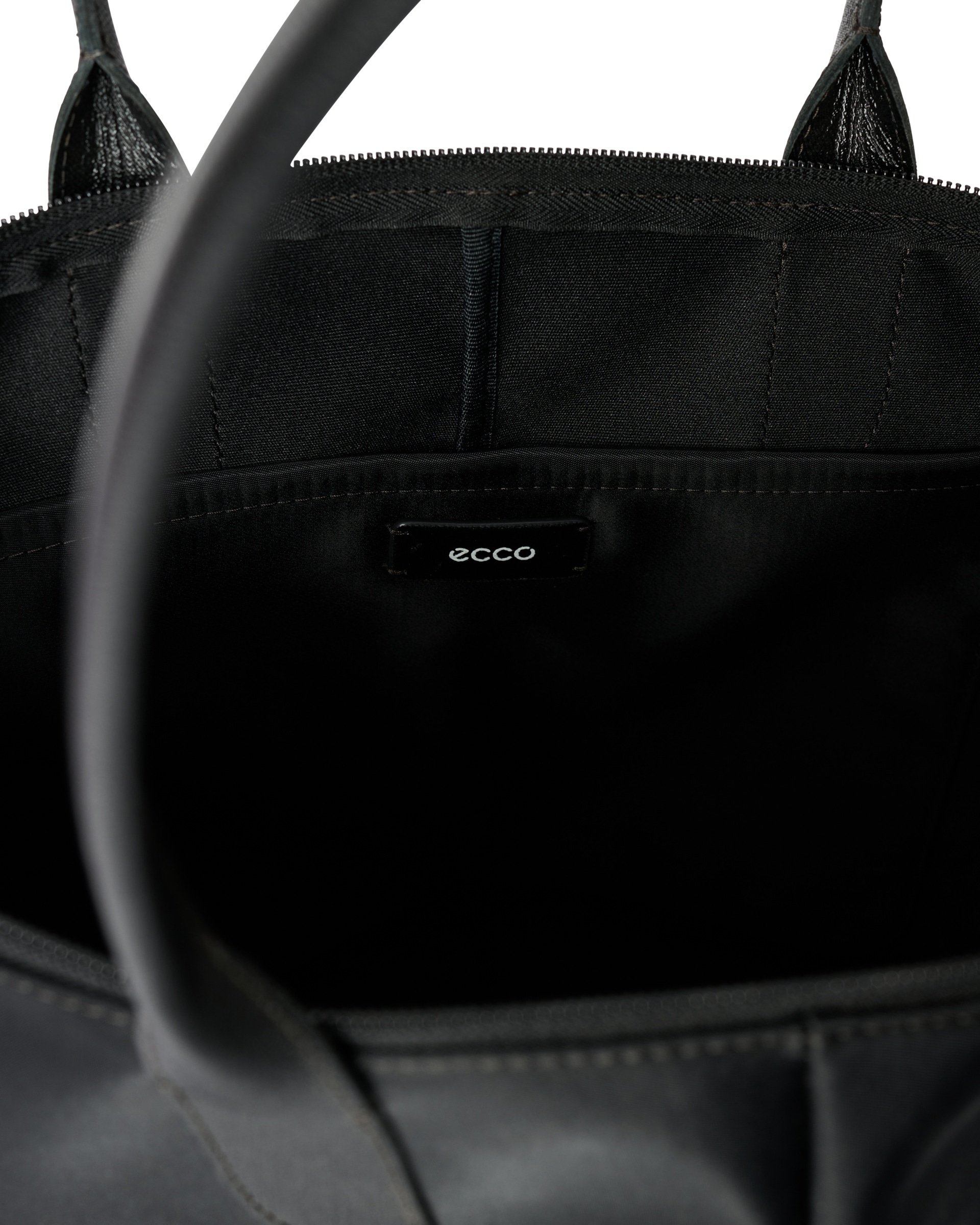 ECCO Tote Go Light レザートートバッグ - Black - Inside