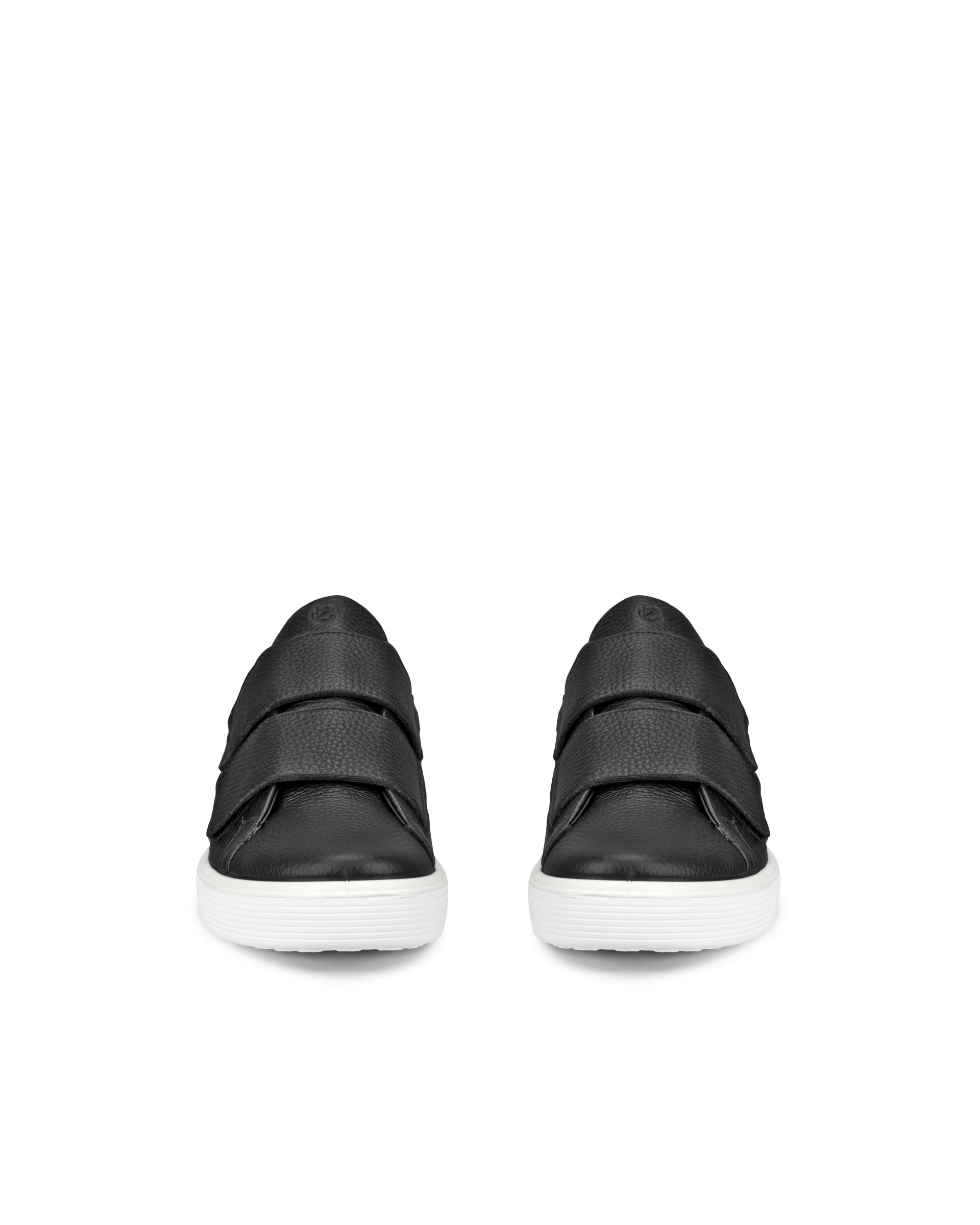 Women's ECCO® Soft 60 Leather Sneaker - Black - Front pair