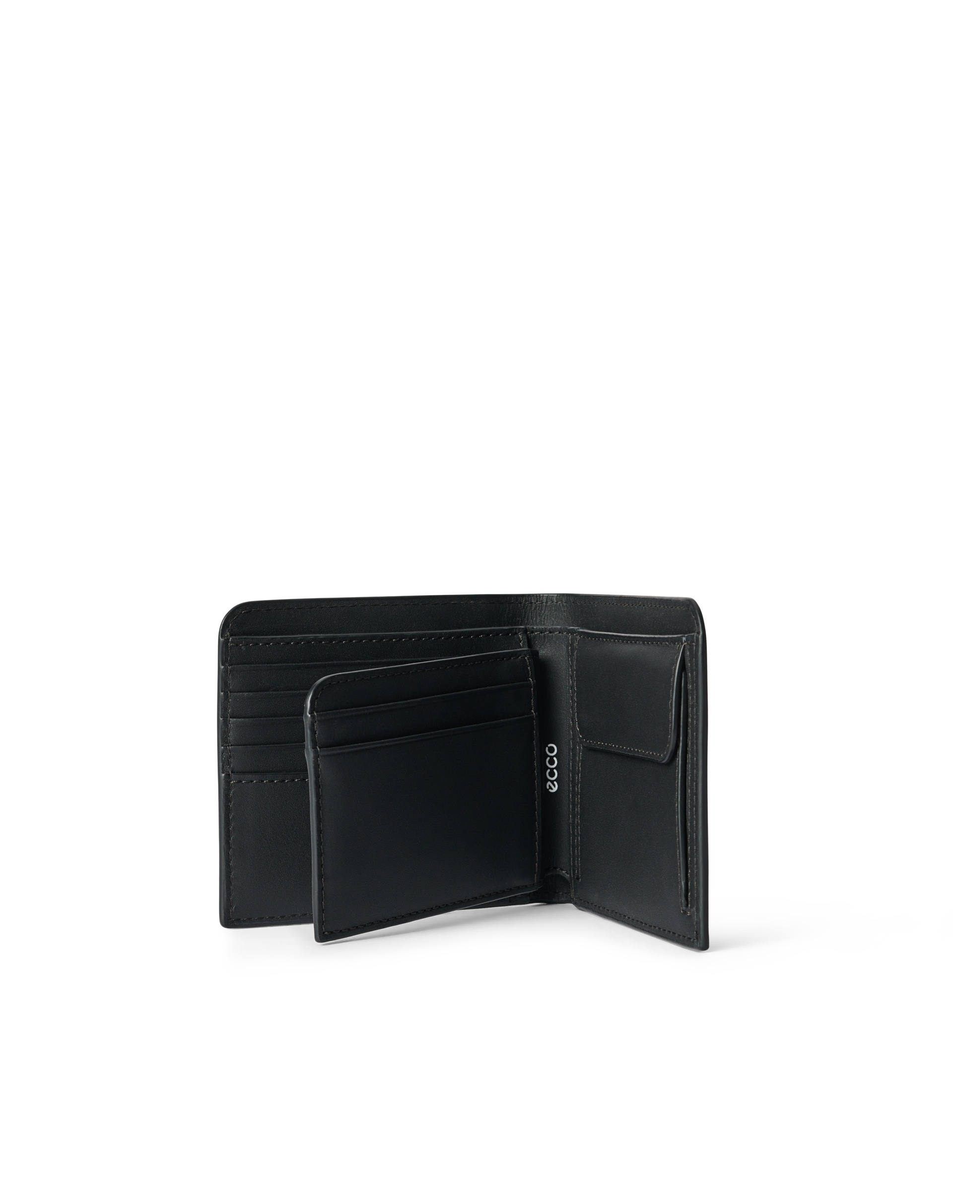 ECCO WALLET FORMAL TRI FOLD - Black - Inside