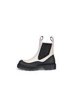 Kids' ECCO® Grainer Leather Chelsea Boot - Multicolor - Outside