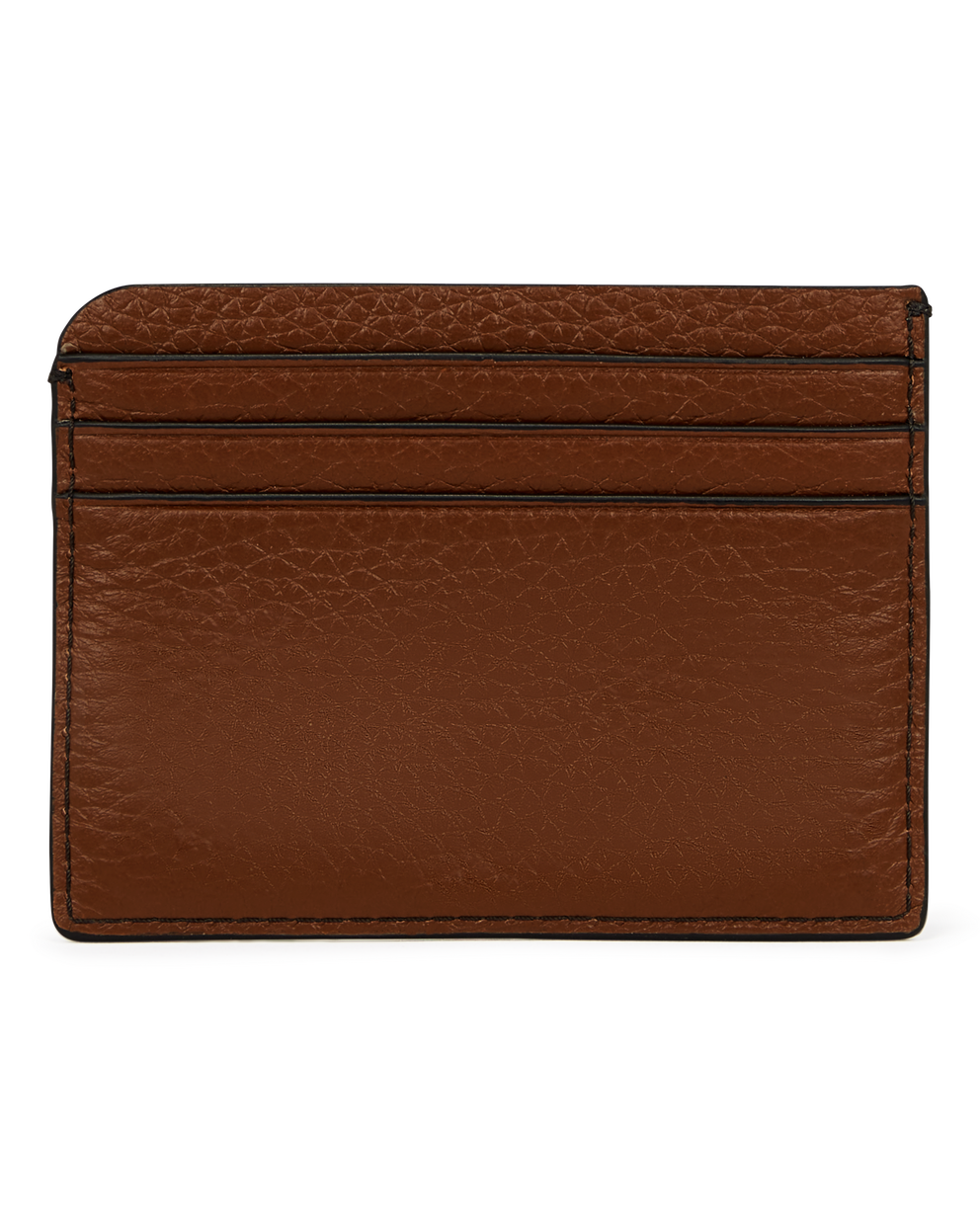 ECCO® Formal Leather Card Case - Brown - Back