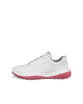 Zapatos golf impermeable de piel ECCO® Golf LT1 para mujer - Blanco - Outside