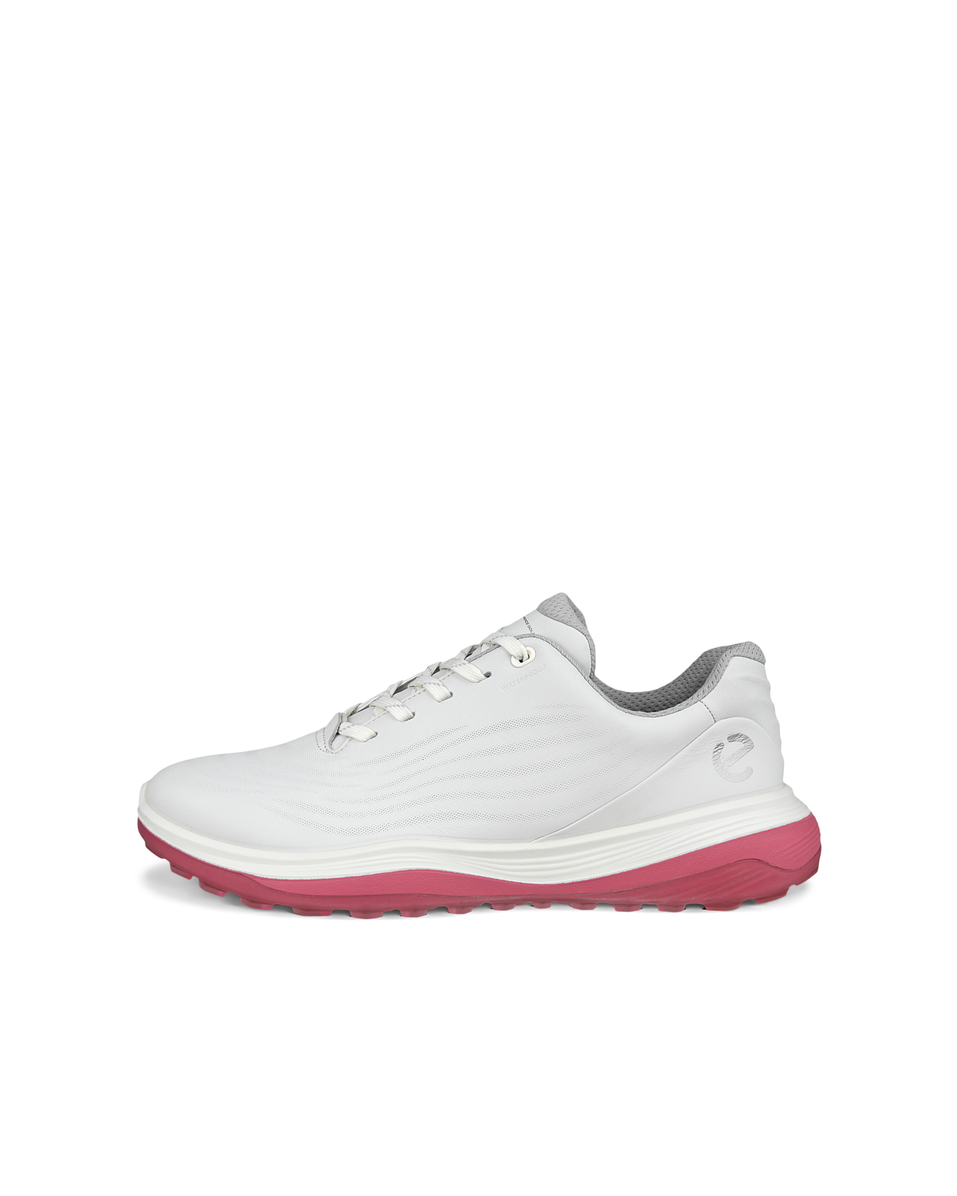 ECCO® Golf LT1 chaussure de golf imperméable en cuir pour femme - Blanc - Outside