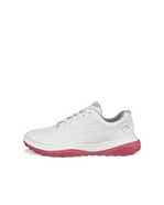 Women's ECCO® Golf LT1 Hybrid Leather Waterproof Shoe - White - Outside