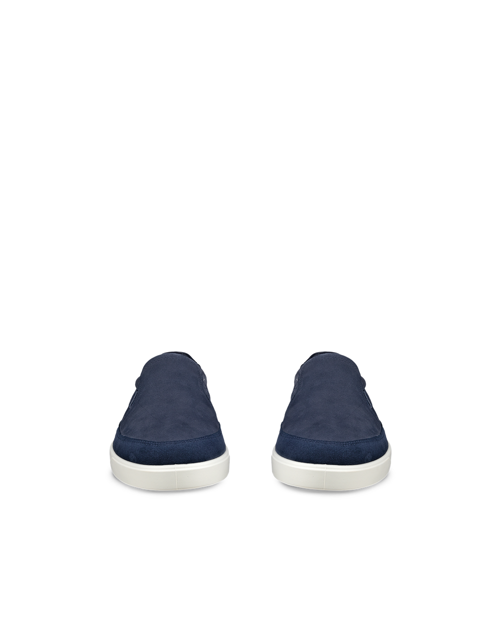 Men's ECCO® Street Lite Nubuck Slip-On - Blue - Front pair