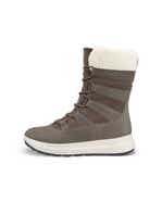 Women's ECCO® Solice Nubuck Waterproof Winter Boot - Brown - Outside