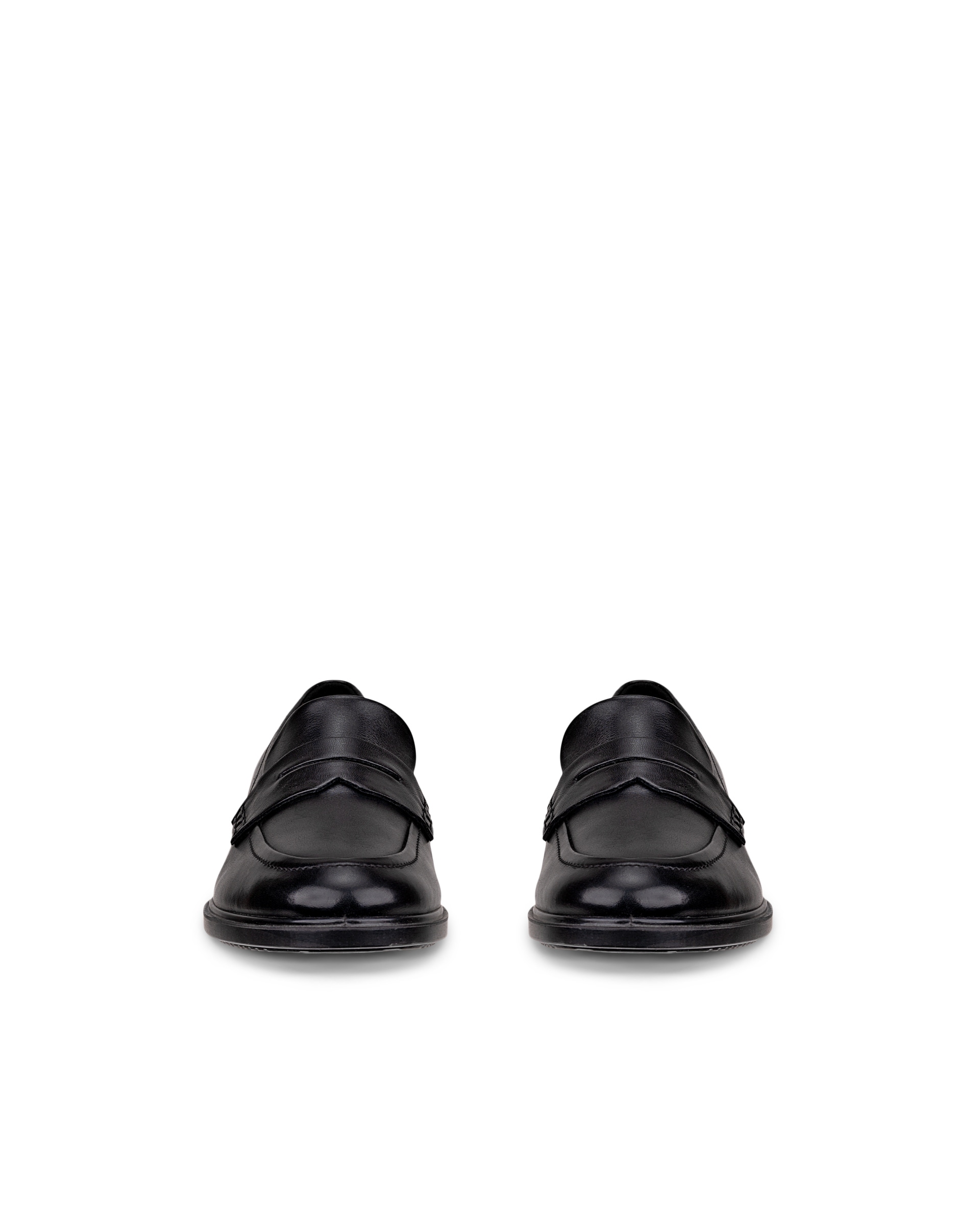 Mocassins couro mulher ECCO® DRESS CLASSIC 15 - Preto - Front pair