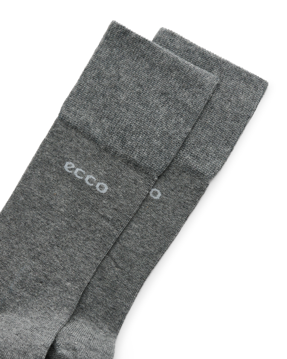 ECCO Classic Longlife Mid-cut Socks - Grey - Detail-1