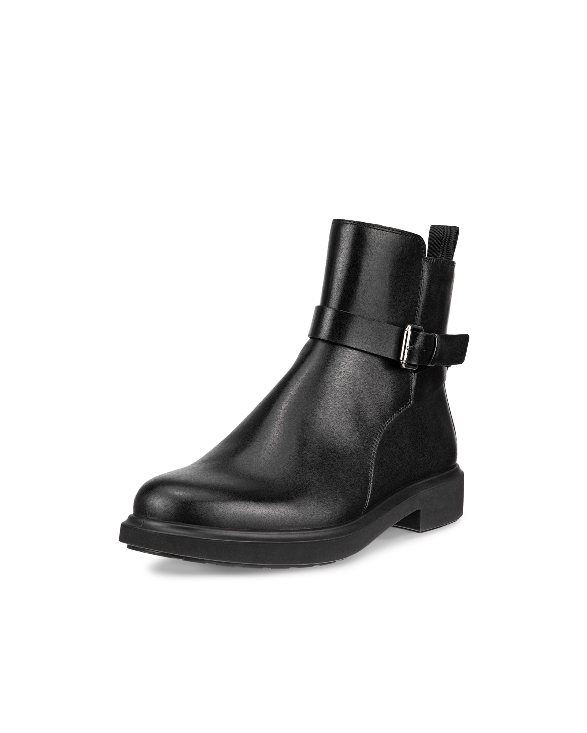 ECCO® Metropole Amsterdam bottes de pluie en cuir pour femme - Noir - Main