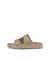 Men's ECCO® Cozmo Leather Two-Strap Sandal - Brown - Outside