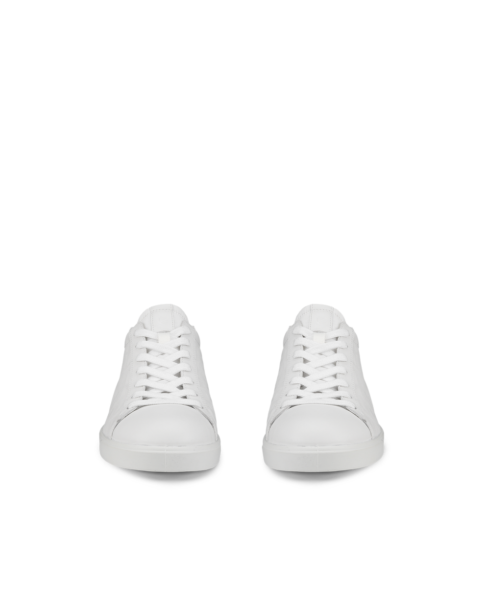 여성용 ECCO® Street Lite 가죽 트레이너 - White - Front pair