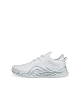 Men's ECCO® BIOM Infinite Leather Sneaker - White - Outside