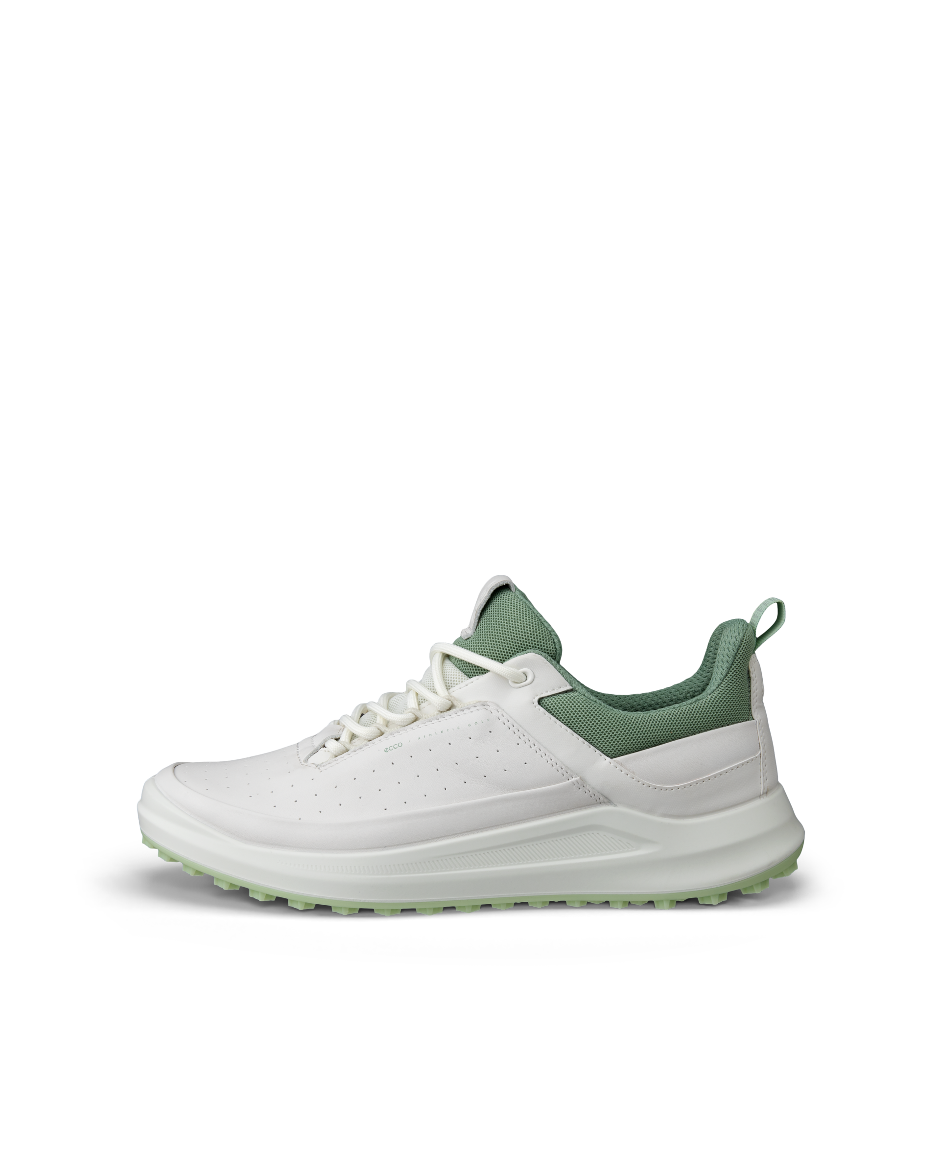 ECCO GOLF ホワイト スニーカー Men's ECCO® Golf S-Hybrid Leather Waterproof Golf Shoe | White