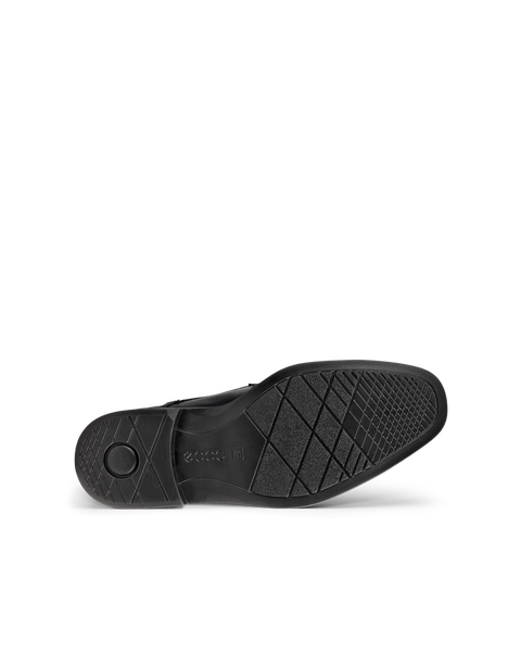ECCO Men's Queenstown Plain-toe Derby Shoes - Black - Sole