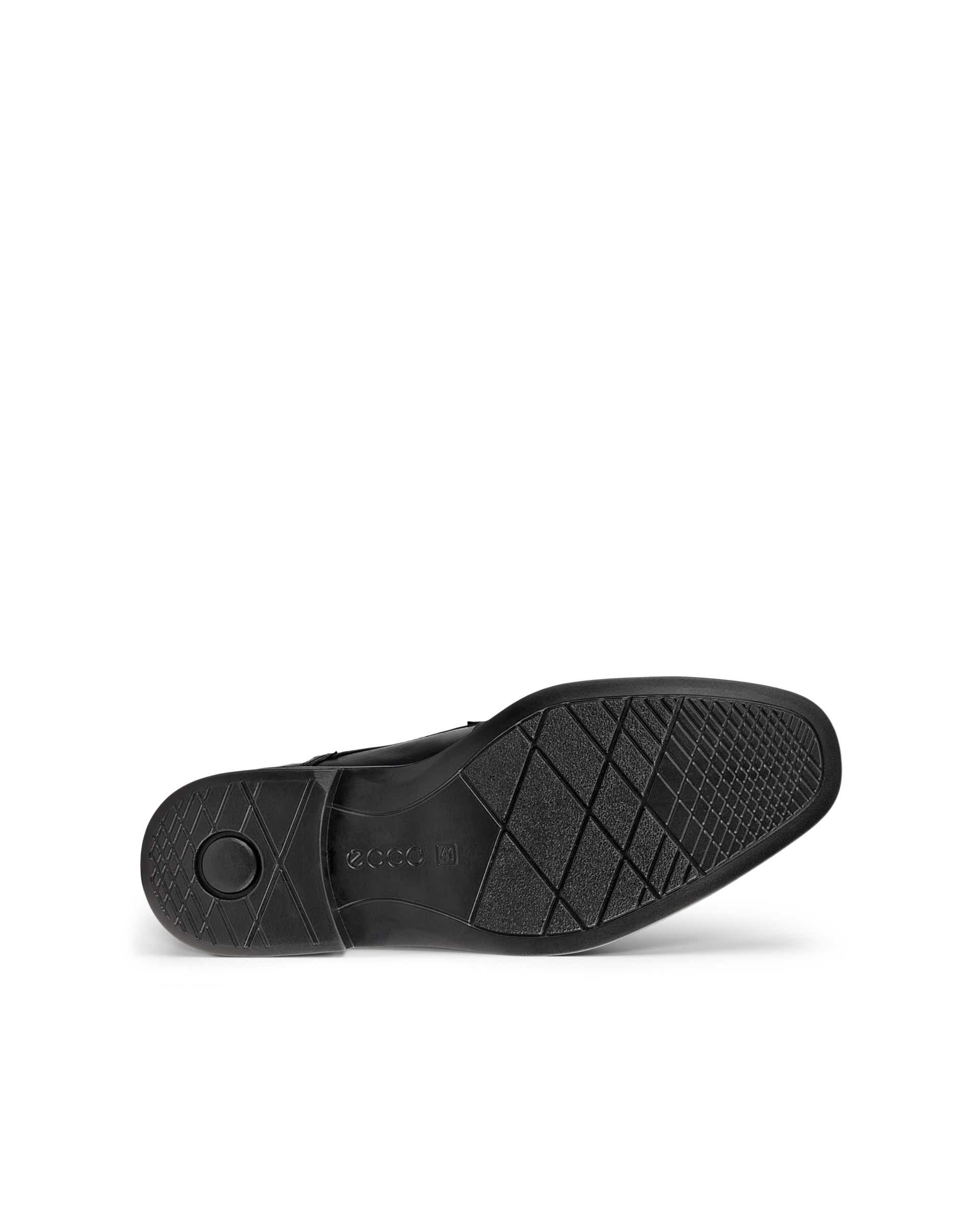 ECCO Men Queenstown Plain-toe Derby Shoes - Black - Sole