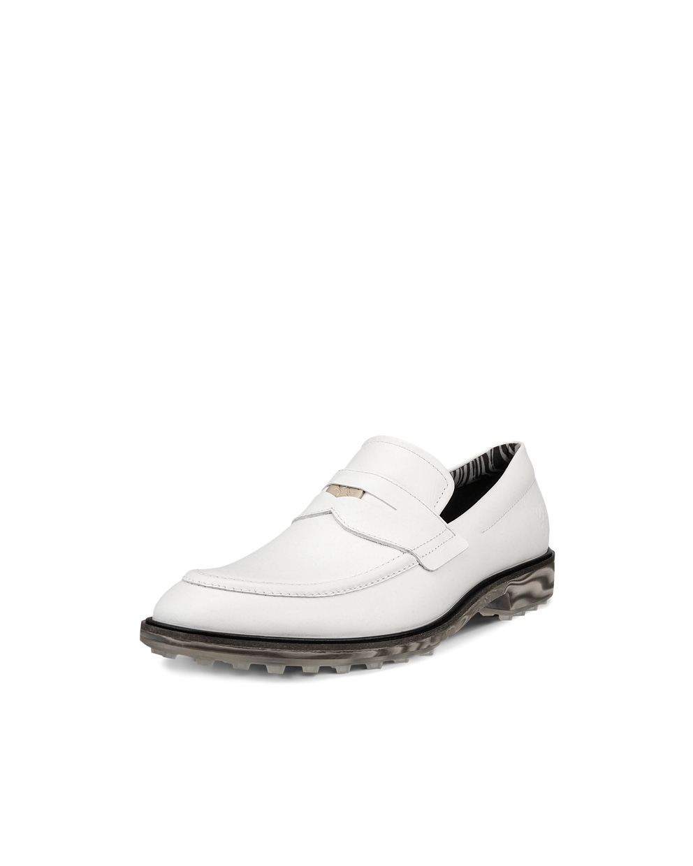 Men's ECCO® Golf Classic Hybrid (Ice Cream Collection) Leather Shoe - White - Main