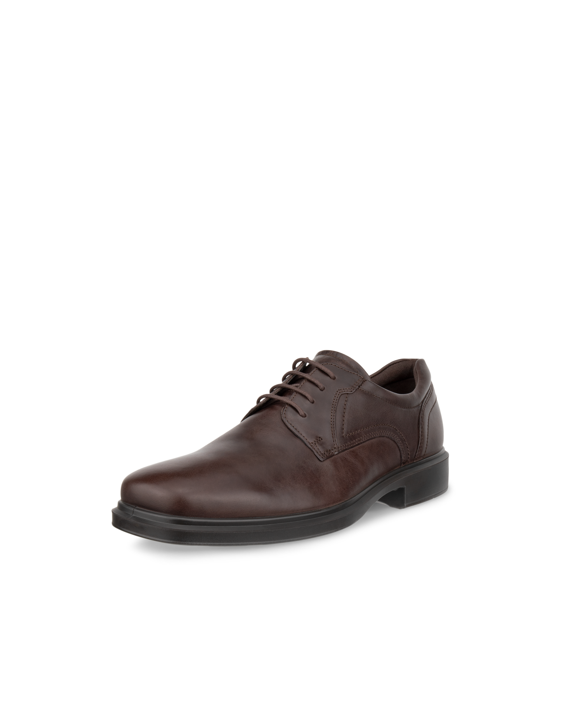 Men's ECCO® Helsinki 2 Leather Derby Shoe - Brown - Main