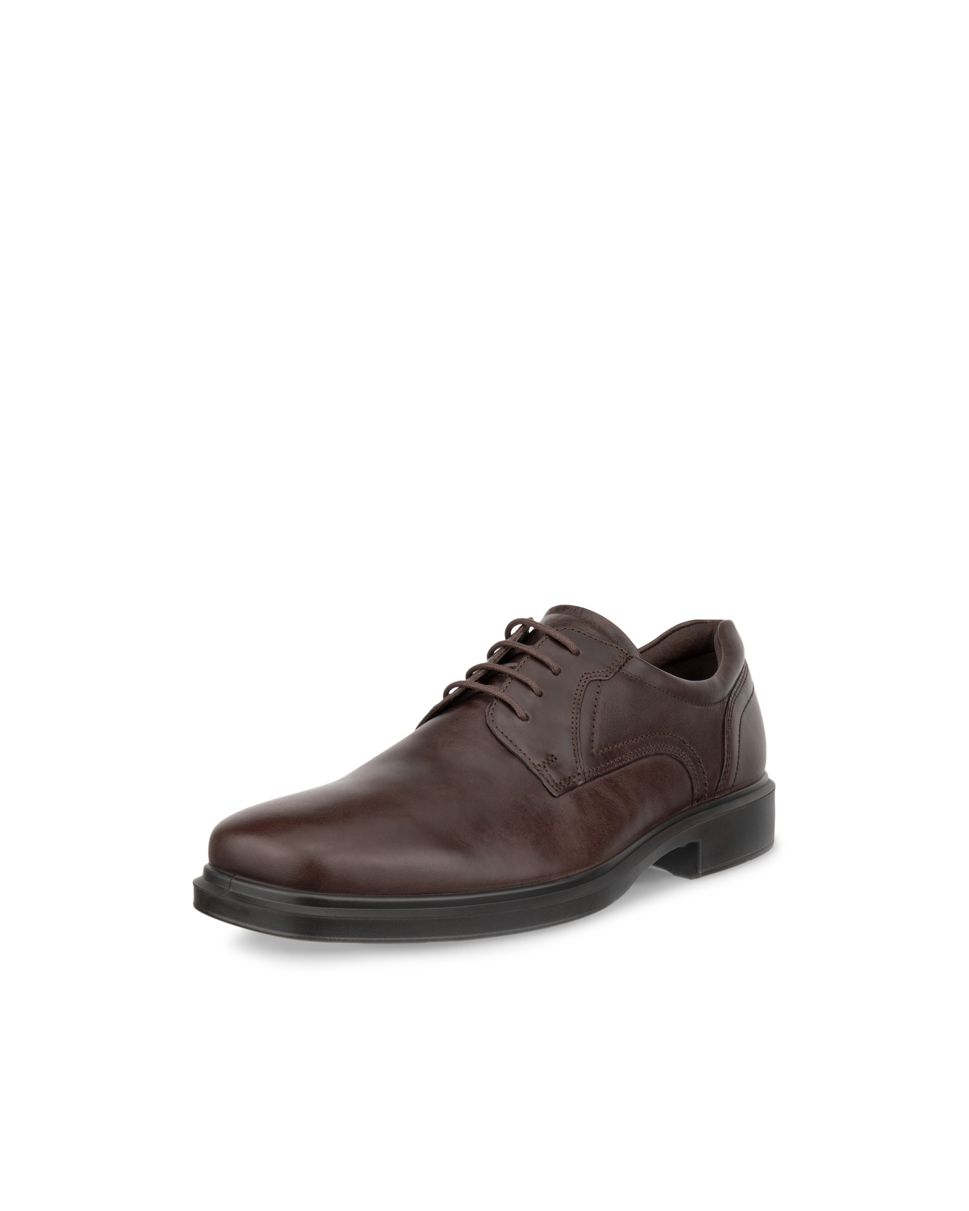 Men's ECCO® Helsinki 2 Nubuck Derby Shoe - Brown - Main