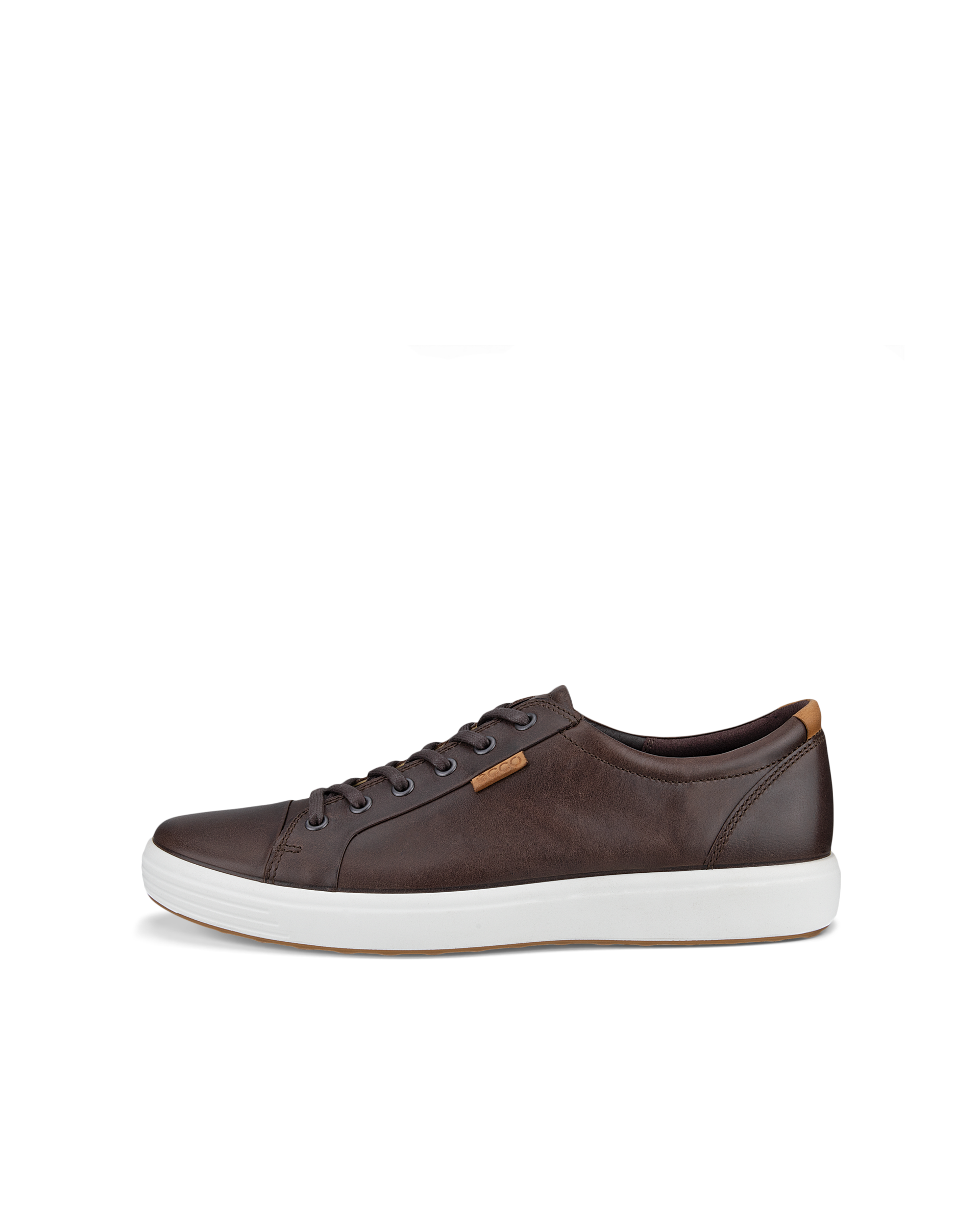 Men's ECCO® Soft 7 Leather Sneaker | Brown