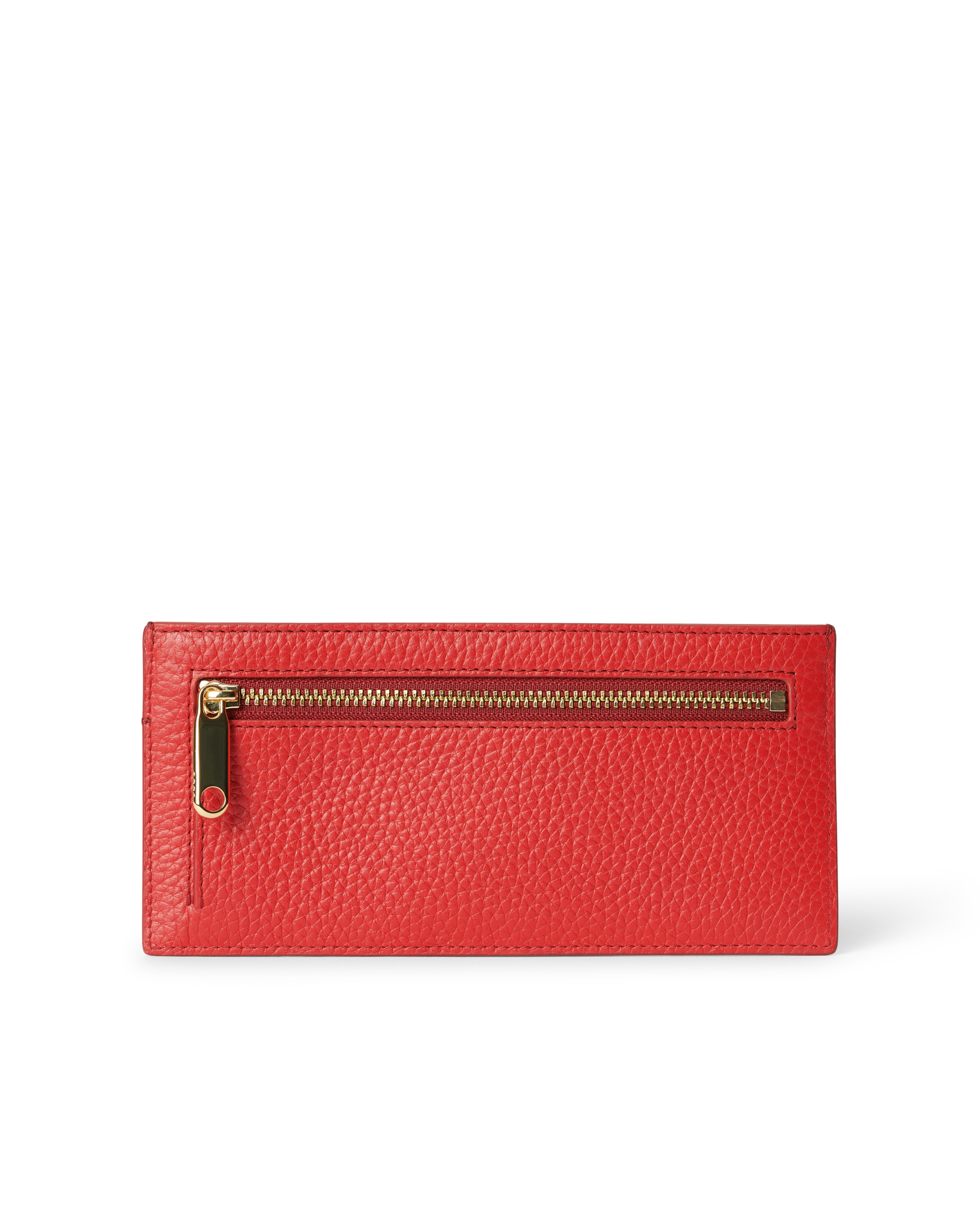 ECCO® Petit portefeuille en cuir - Rouge - Back