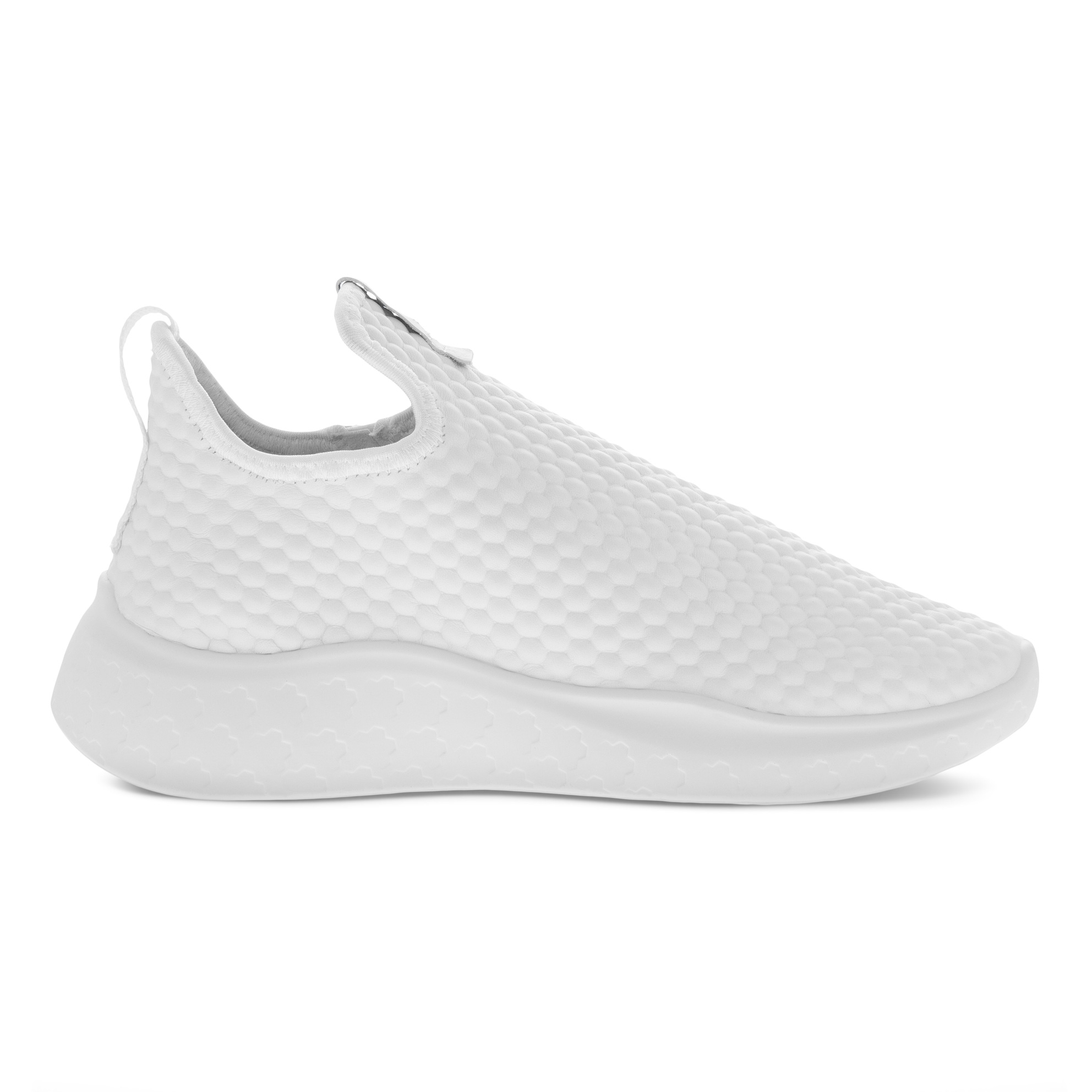 Women's ECCO® Therap Leather Slip-On Sneaker - White - Outside