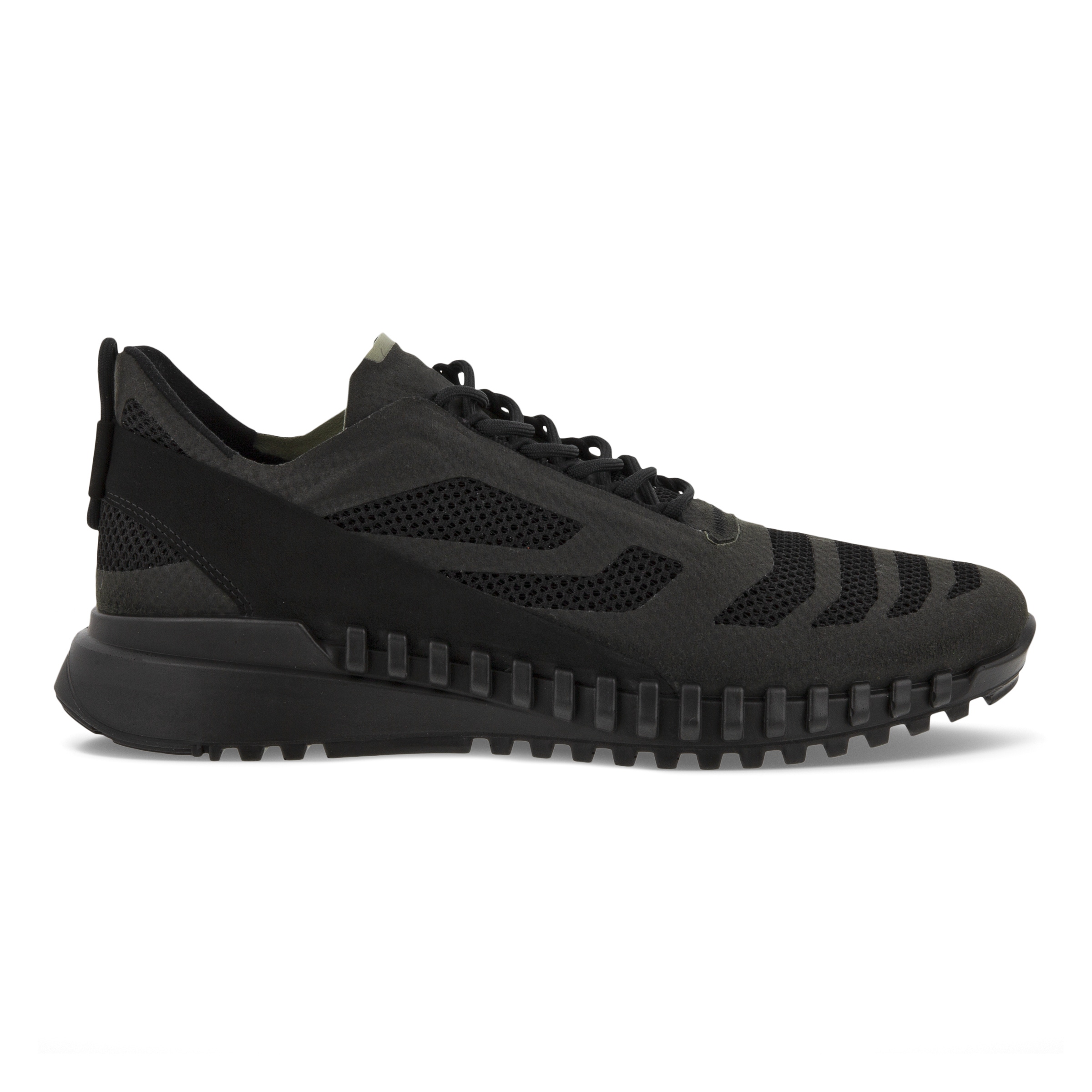 ECCO Zipflex メンズ アウトドアスニーカー - Black - Outside