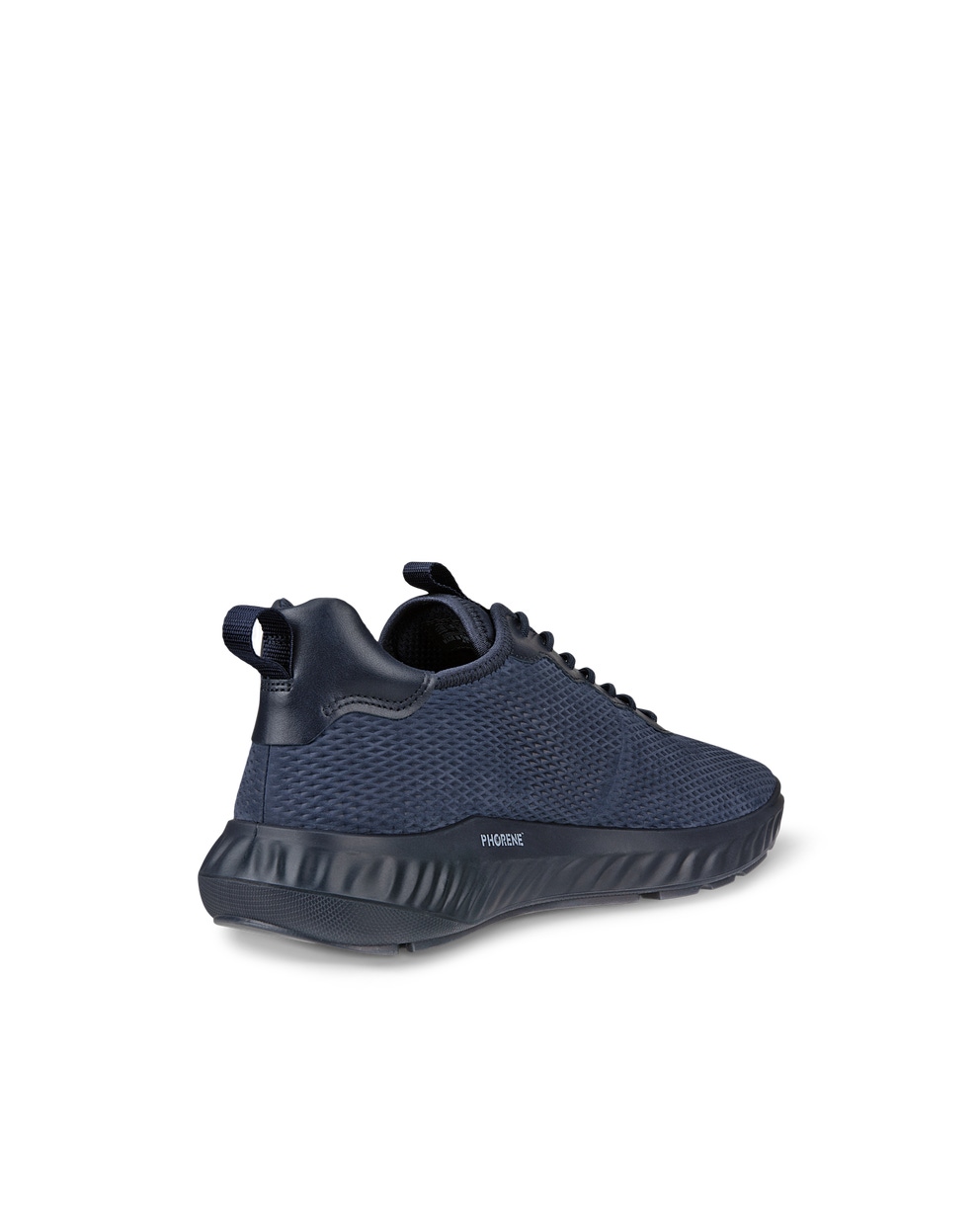 Men's ECCO® ATH-1FW Nubuck Sneaker - Blue - Back