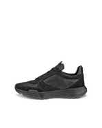 ECCO Men's Retro Sneakers - Black - Outside