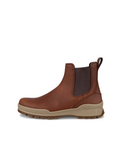 Women's ECCO® Track 25 Leather Chelsea Boot - Brown - Outside