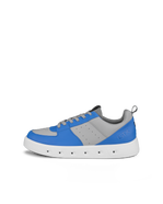 Men's ECCO® Street 720 Leather Gore-Tex Sneaker - Blue - Outside