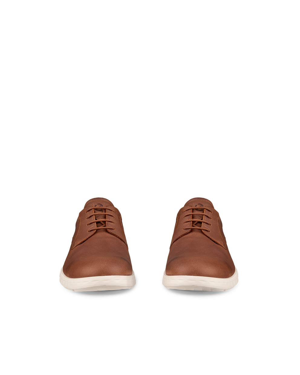 Men's ECCO® S Lite Hybrid Nubuck Derby Shoe - Brown - Front pair