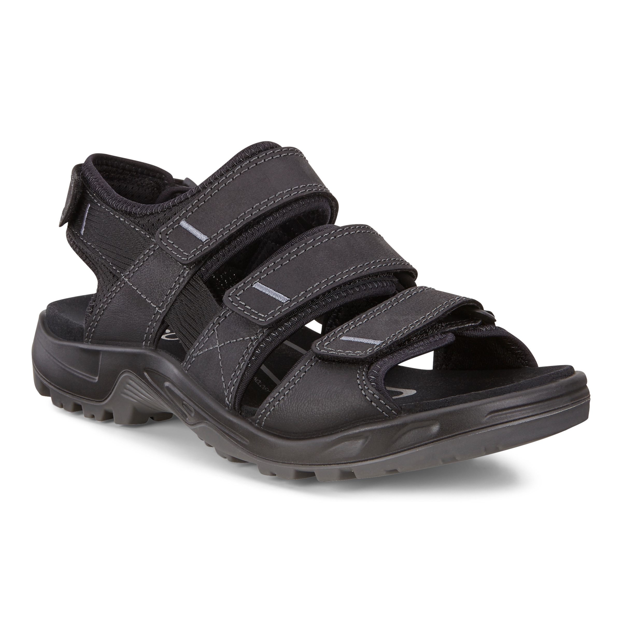 ECCO Men Offroad Flat Sandal - Black - Main