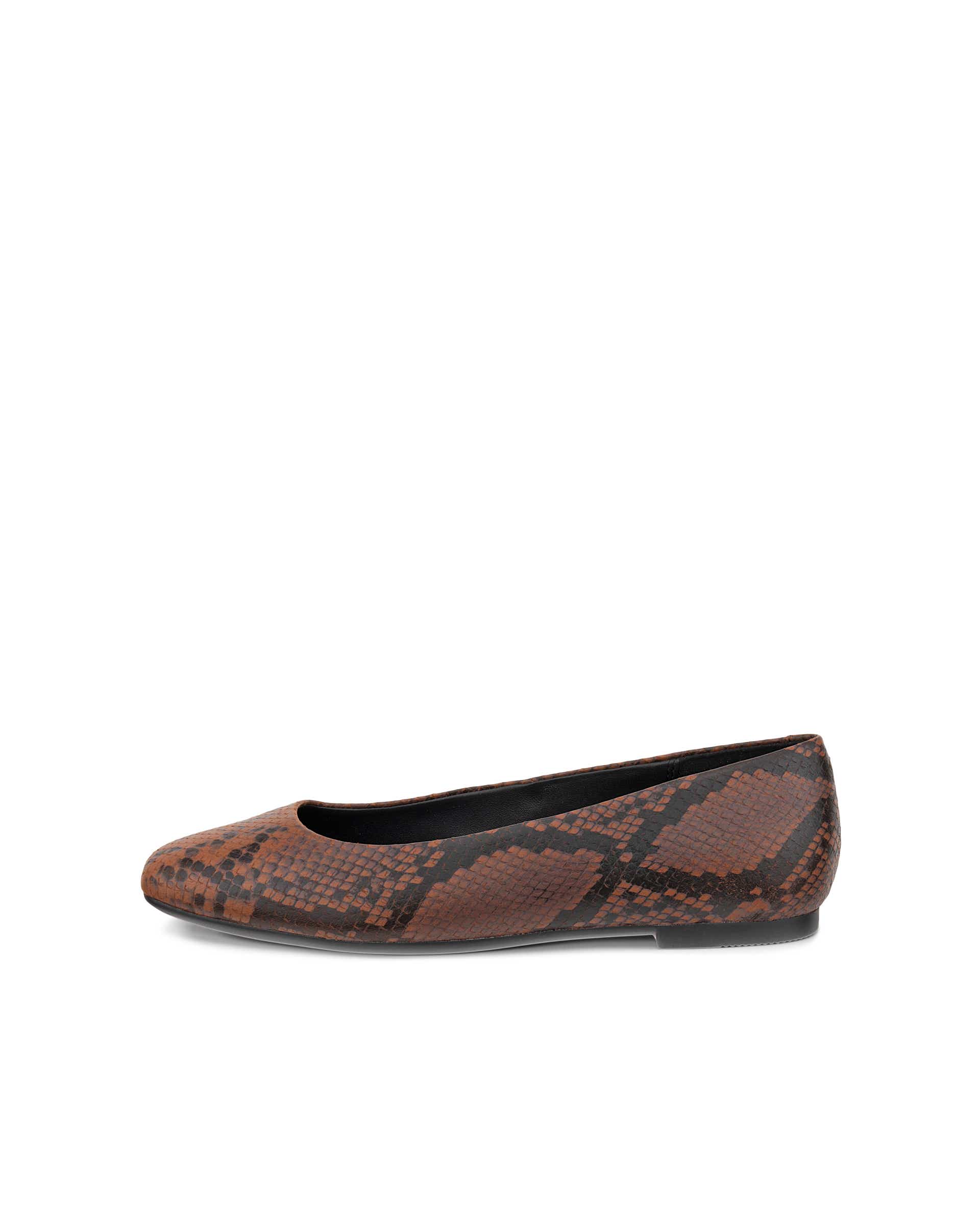 ECCO® MARGOT ballerines en cuir pour femme - Marron - Outside