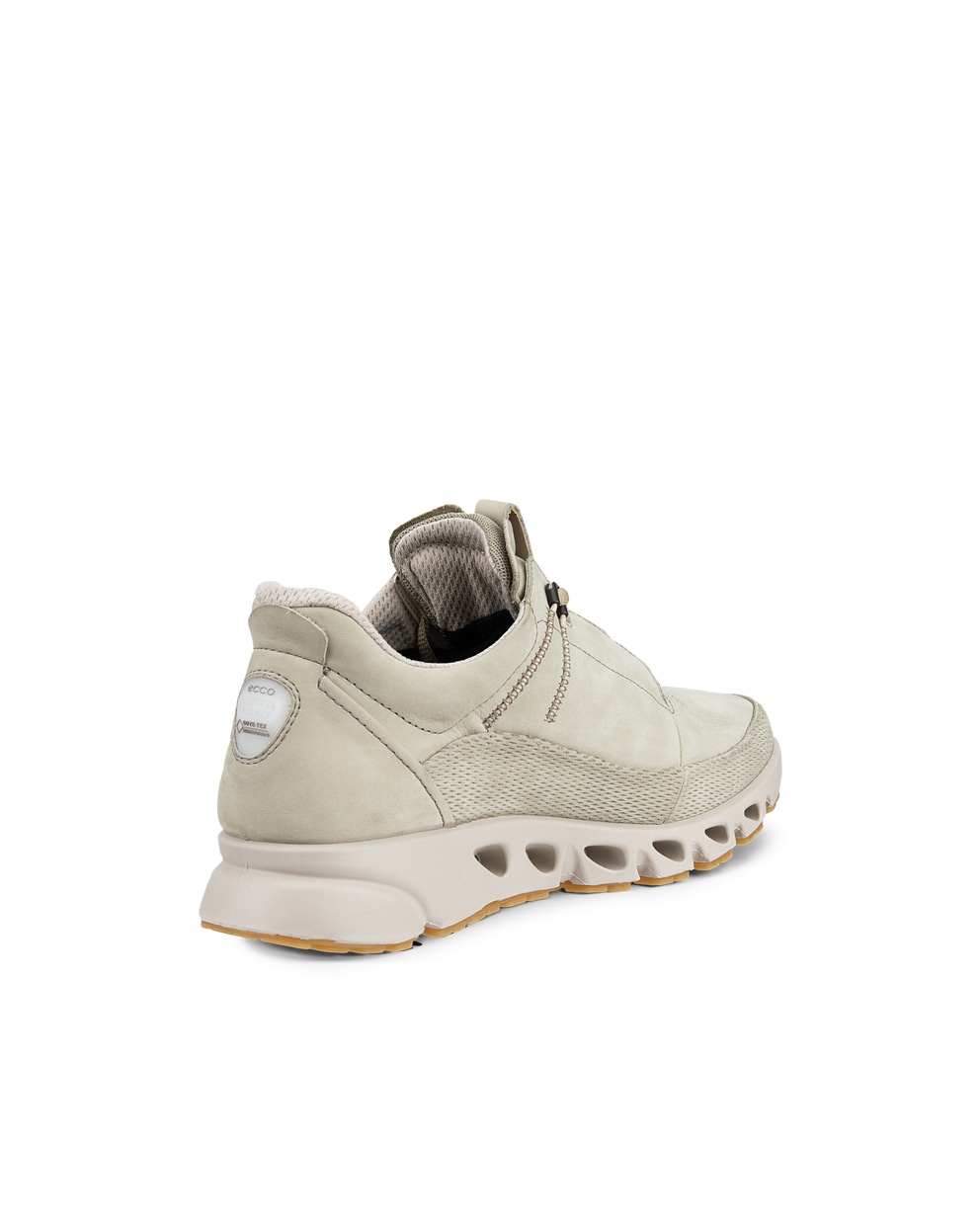 Women's ECCO® Multi-Vent Nubuck Gore-Tex Shoe - Beige - Back