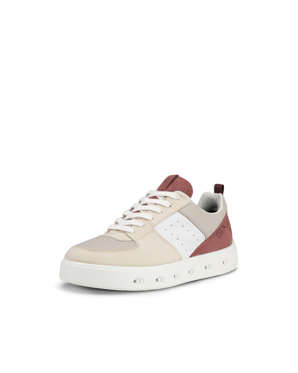 Women's ECCO® Street 720 Nubuck Gore-Tex Sneaker - Beige - Main