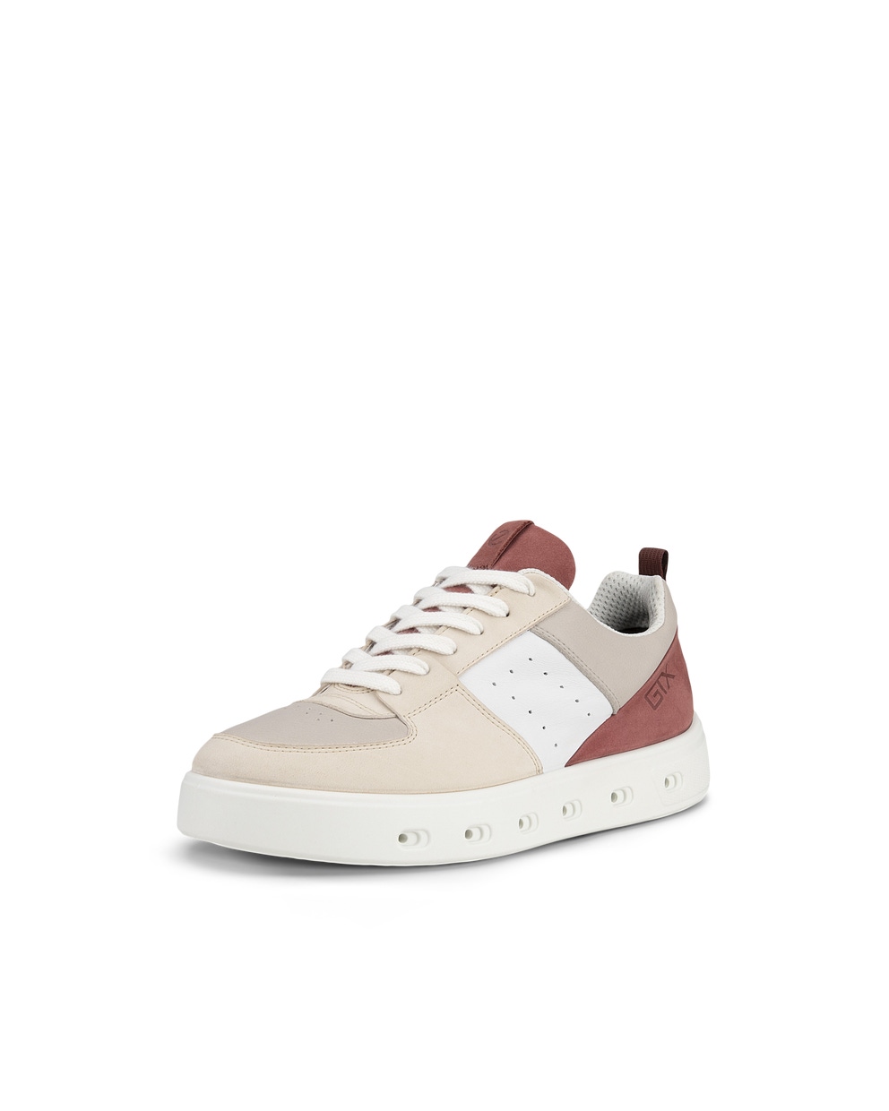 Women's ECCO® Street 720 Nubuck Gore-Tex Sneaker - Beige - Main