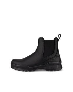 Women's ECCO® Track 25 Leather Chelsea Boot - Black - Outside