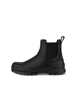 Women's ECCO® Track 25 Leather Chelsea Boot - Black - Outside