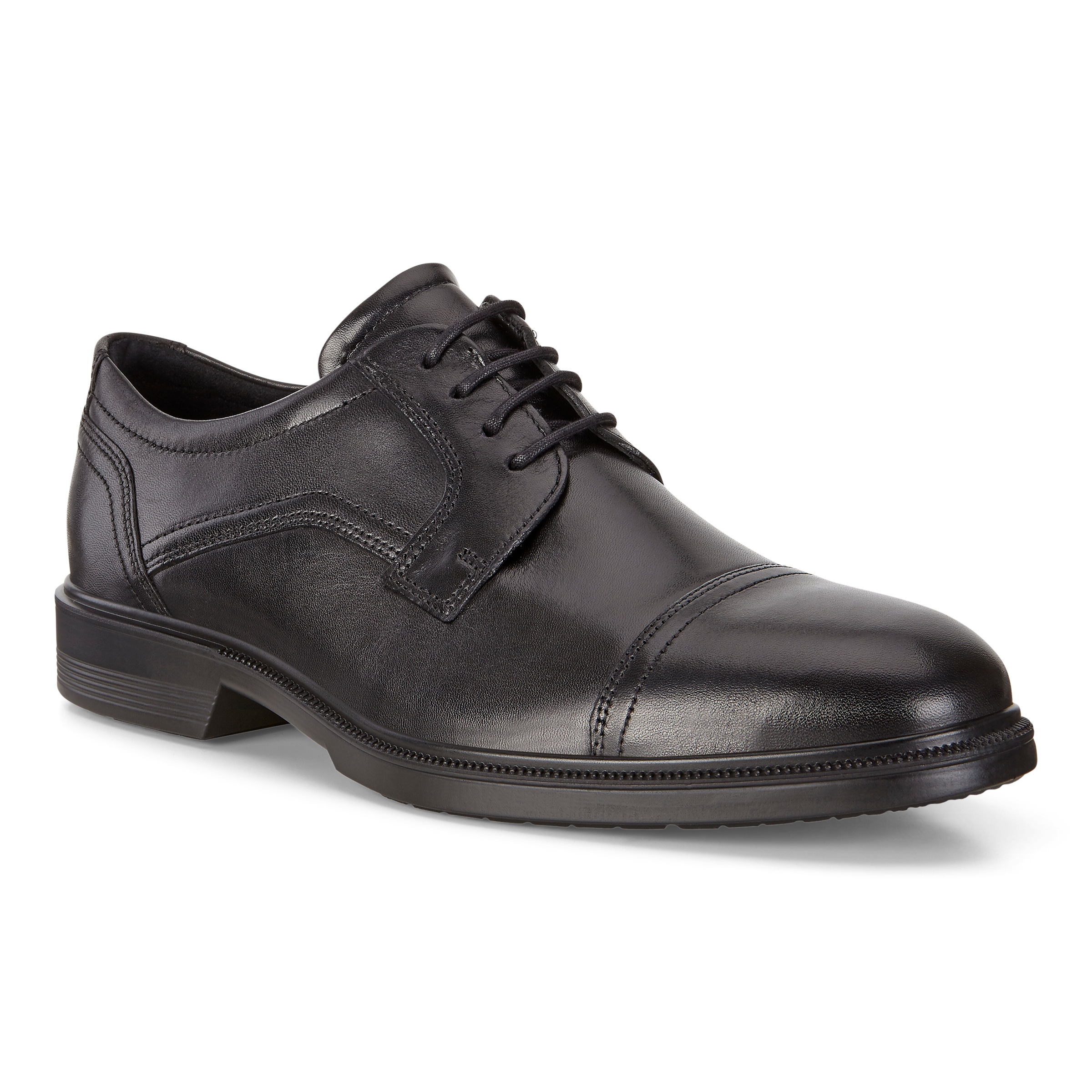 ECCO Men Lisbon Cap Toe Tie - Black - Main