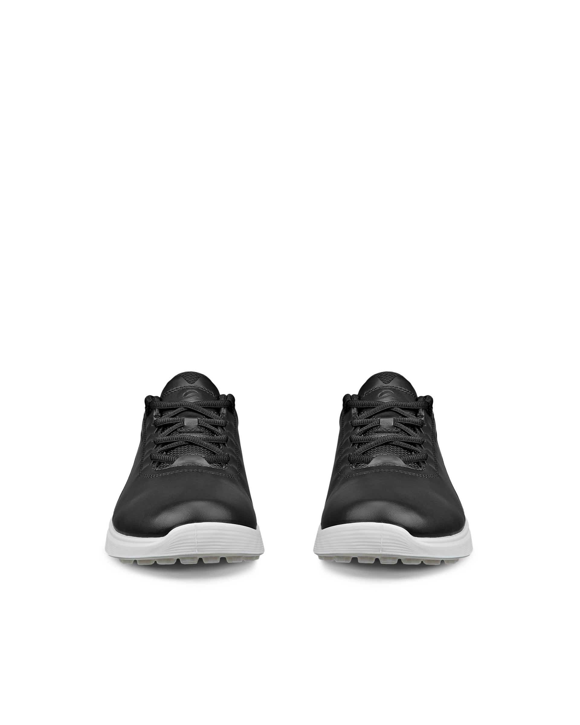 Zapatos golf impermeable de piel ECCO® Golf S-Casual para hombre - Negro - Front pair
