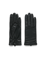 ECCO® gants en cuir pour femme - Brun - Main